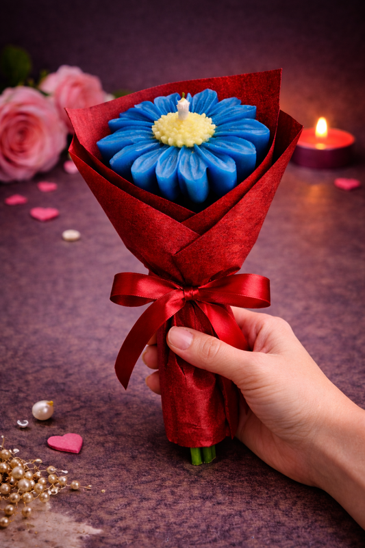 Daisy Daydream Bouquet™ Candle – Floral Daisy Candle with Soft Center