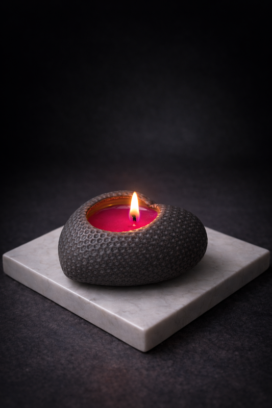 Secret Heart Rose™ Candle – Handcrafted Heart Candle with Hidden Center